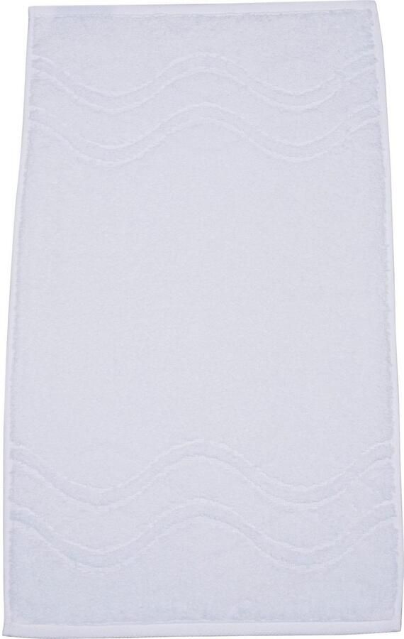 ROSS Gastendoek Cashmere feeling 100% katoen met golf-rand grote kleurkeuze (set 6-delig)