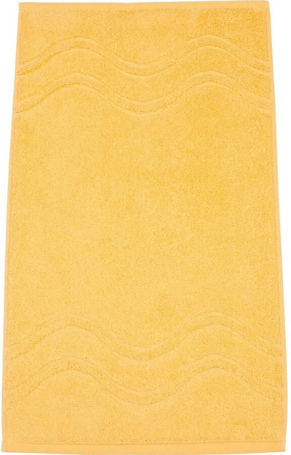ROSS Gastendoek Cashmere feeling 100% katoen met golf-rand grote kleurkeuze (set 6-delig)