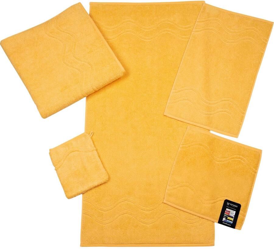 ROSS Handdoek Cashmere feeling 100% katoen met golf-rand grote kleurkeuze (set 2 stuks)