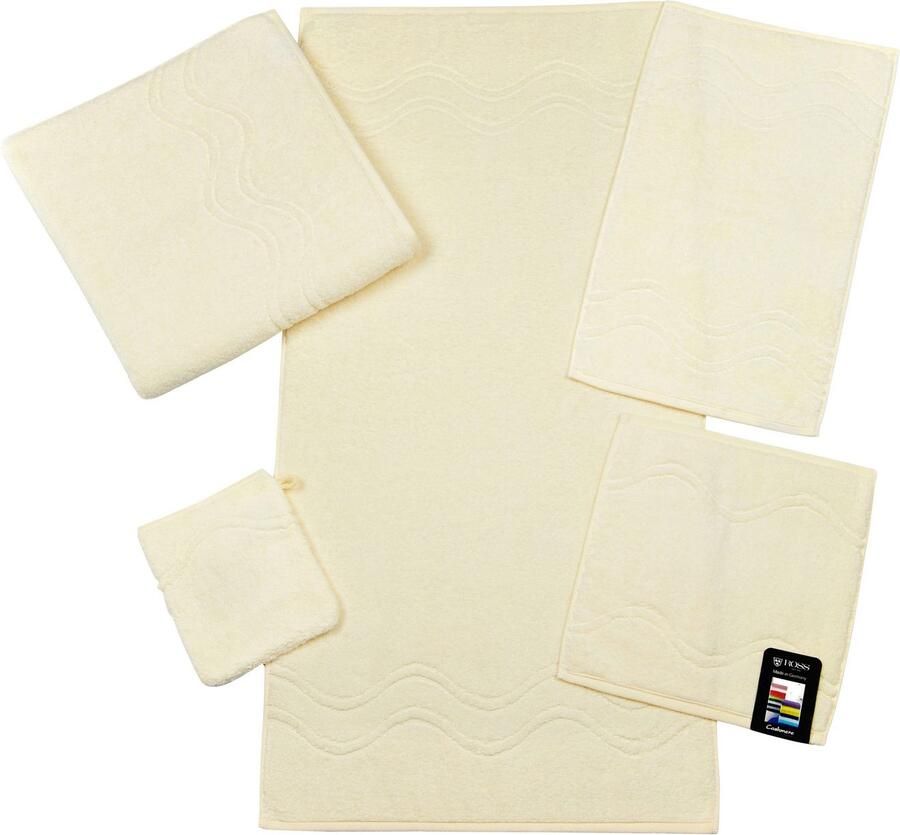 ROSS Handdoek Cashmere feeling 100% katoen met golf-rand grote kleurkeuze (set 2 stuks)