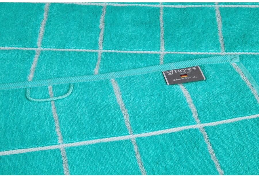 ROSS Handdoeken Cashmere geruit 100% katoen geruit in modieuze ruitkleuren (2 stuks)
