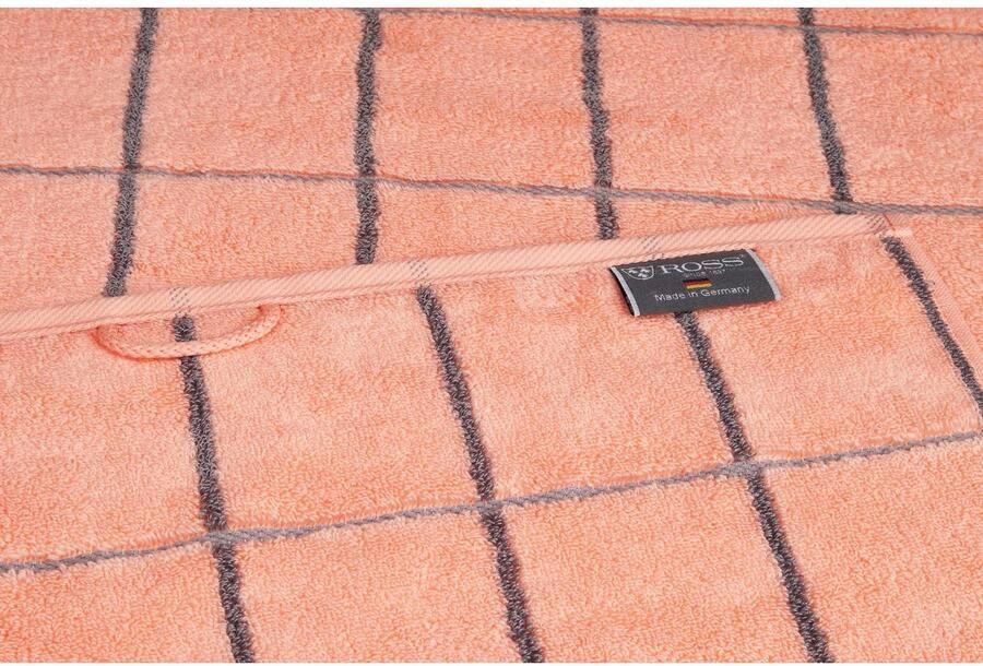 ROSS Handdoeken Cashmere geruit 100% katoen geruit in modieuze ruitkleuren (2 stuks)