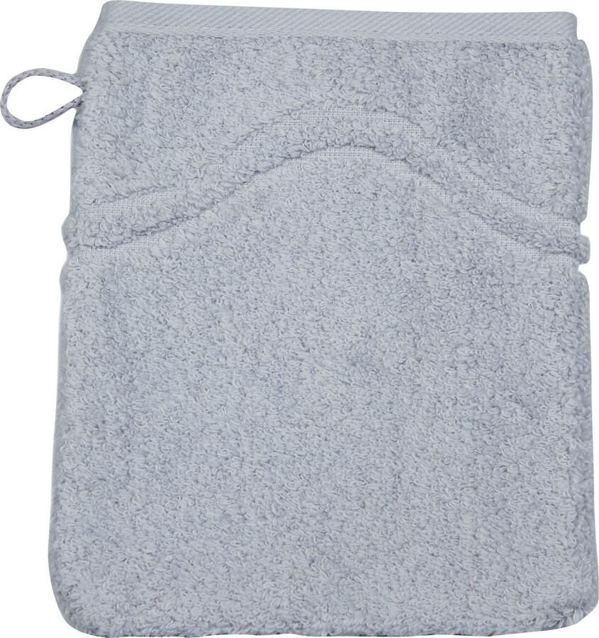 ROSS Washandje Cashmere feeling met golven-randdessin (set 6 stuks)