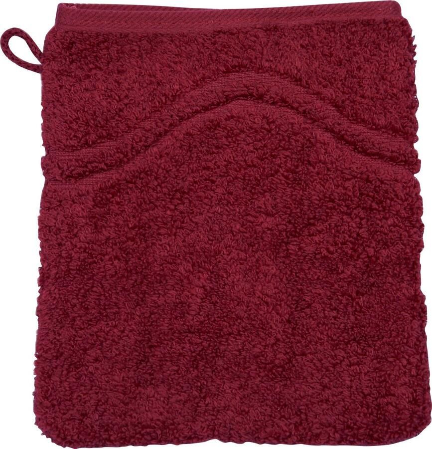 ROSS Washandje Cashmere feeling met golven-randdessin (set 6 stuks)