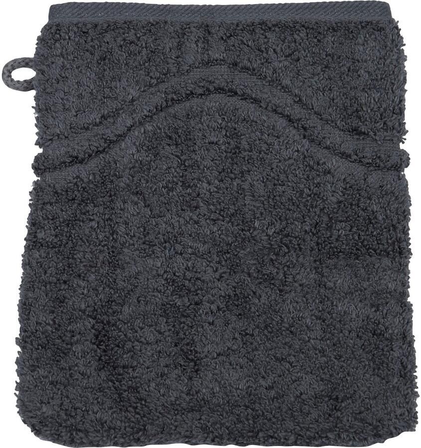 ROSS Washandje Cashmere feeling met golven-randdessin (set 6 stuks)