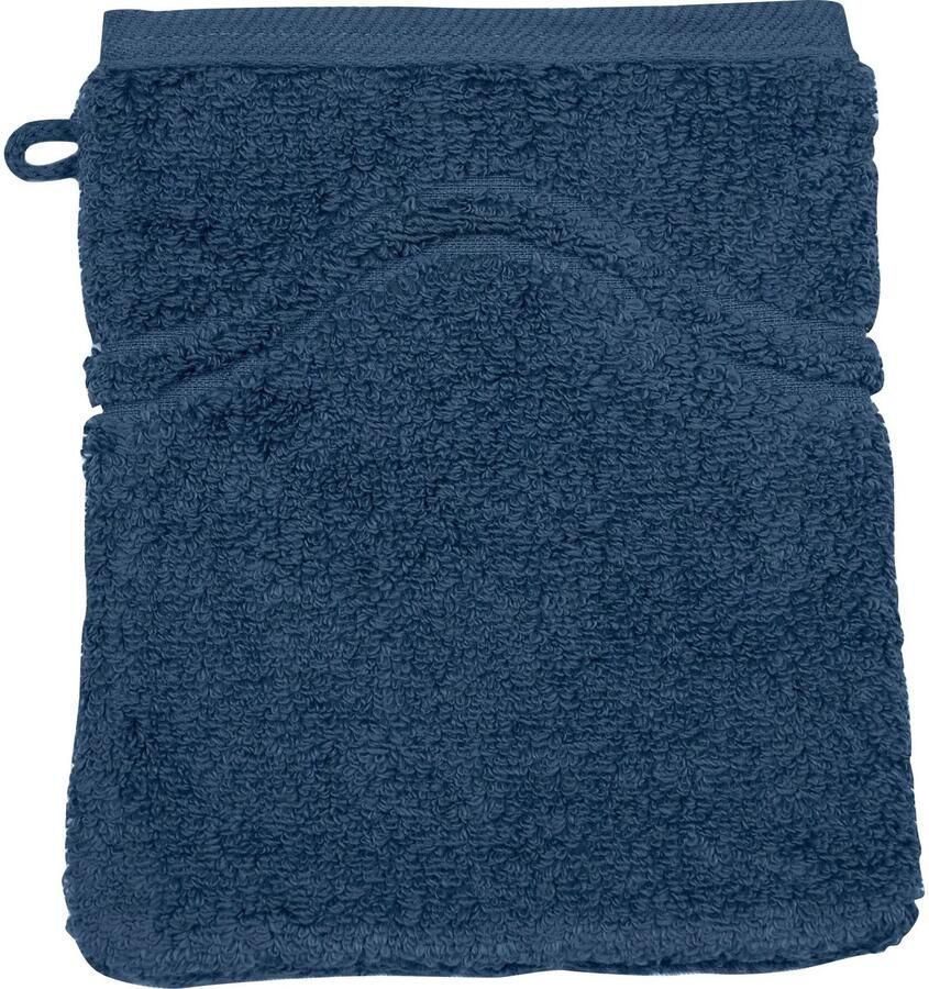 ROSS Washandje Cashmere feeling met golven-randdessin (set 6 stuks)