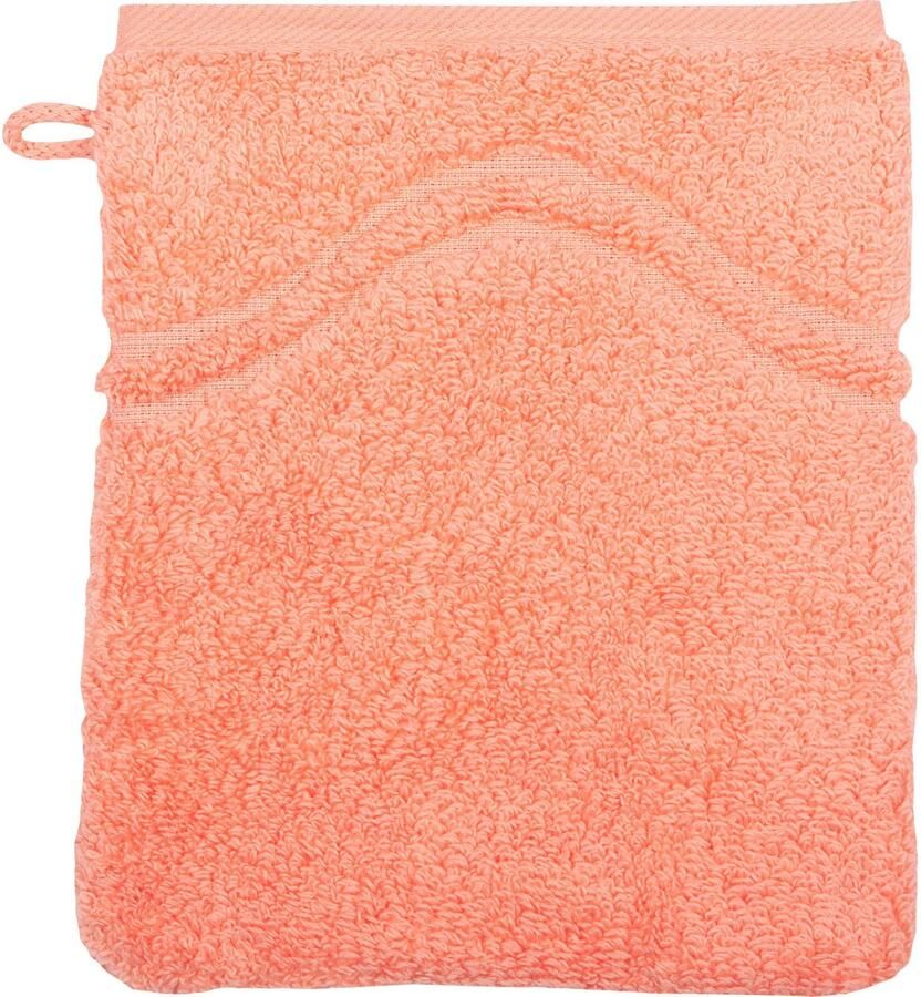 ROSS Washandje Cashmere feeling met golven-randdessin (set 6 stuks)