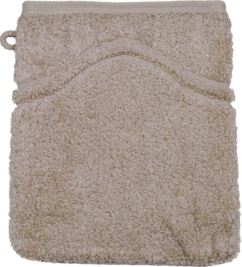 ROSS Washandje Cashmere feeling met golven-randdessin (set 6 stuks)