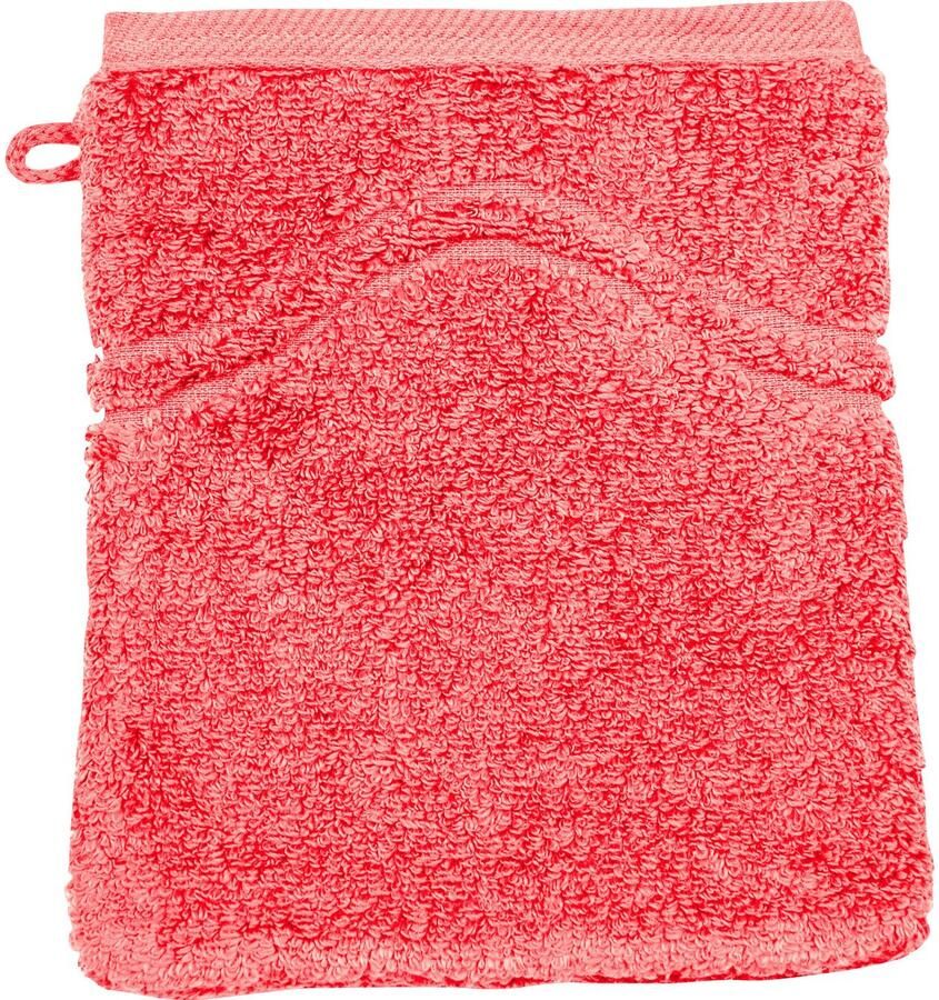 ROSS Washandje Cashmere feeling met golven-randdessin (set 6 stuks)