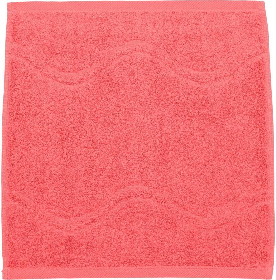 ROSS Waslapje Cashmere feeling met golven-randdessin (set)