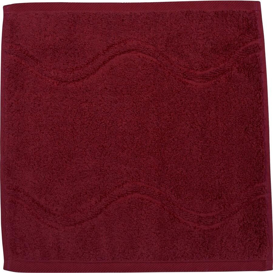 ROSS Waslapje Cashmere feeling met golven-randdessin (set)