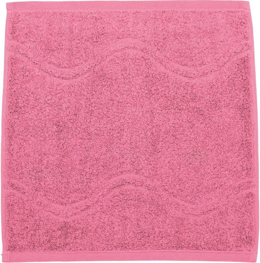 ROSS Waslapje Cashmere feeling met golven-randdessin (set)