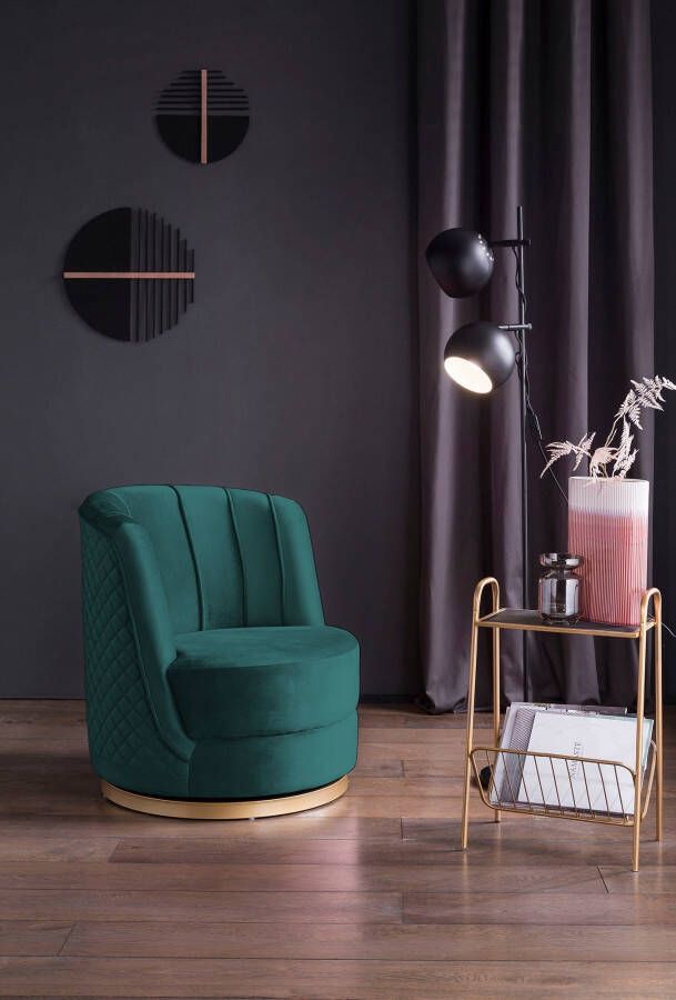 SalesFever Draaibare fauteuil Comfortabele draaifauteuil met stijl