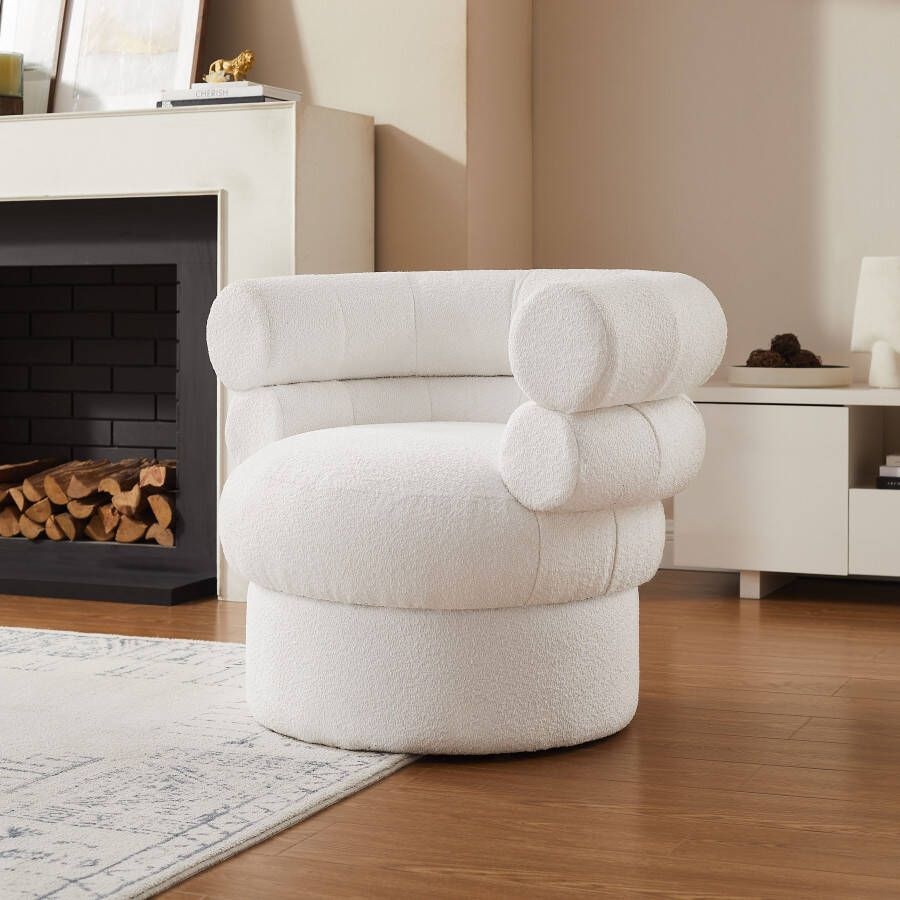 SalesFever Draaibare fauteuil Designer-Draaifauteuil (1 stuk)