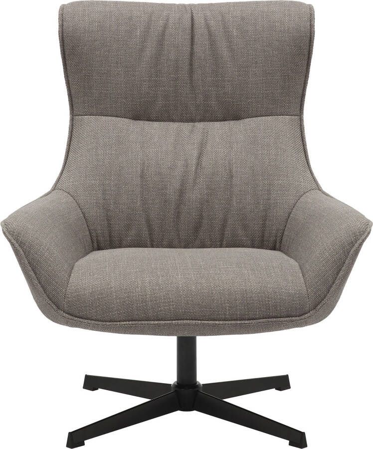 Artistiq Living Artistiq Draaifauteuil Kevina Structuurstof Taupe