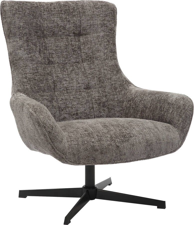 Artistiq Living Artistiq Draaifauteuil Erskine Chenille Donkergrijs