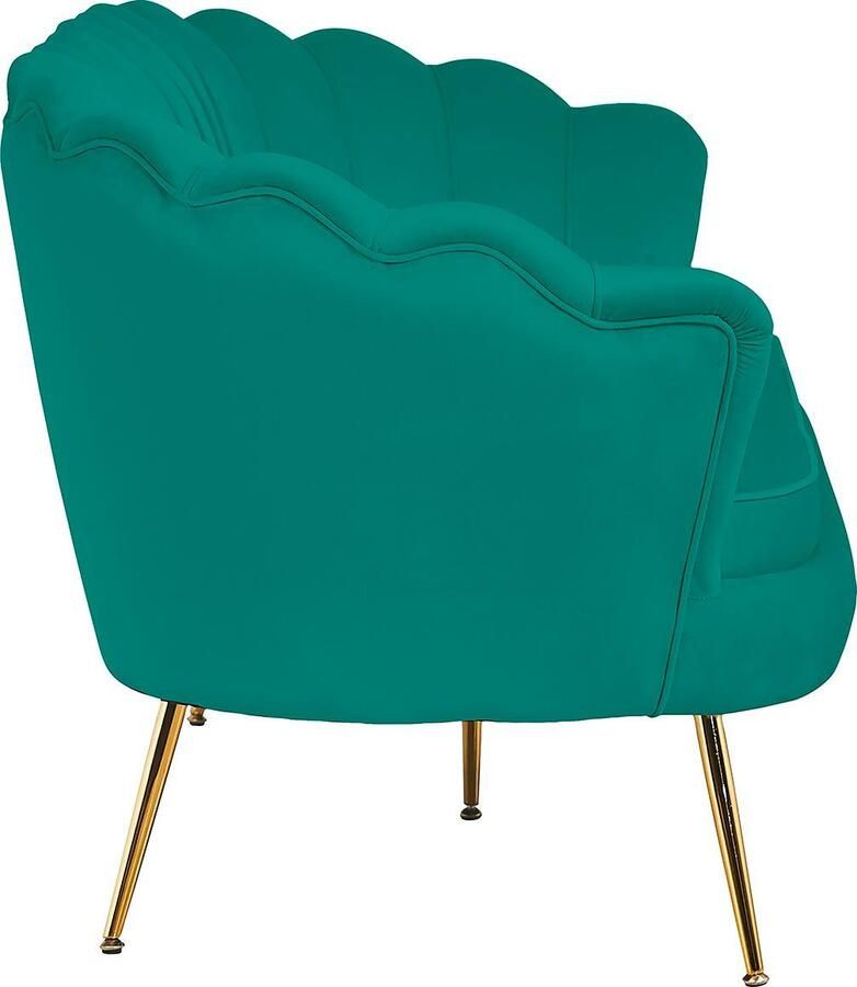 SalesFever 3-zitsbank Clam Comfortabele bank Extravagant schelpdesign: 180 cm breedte