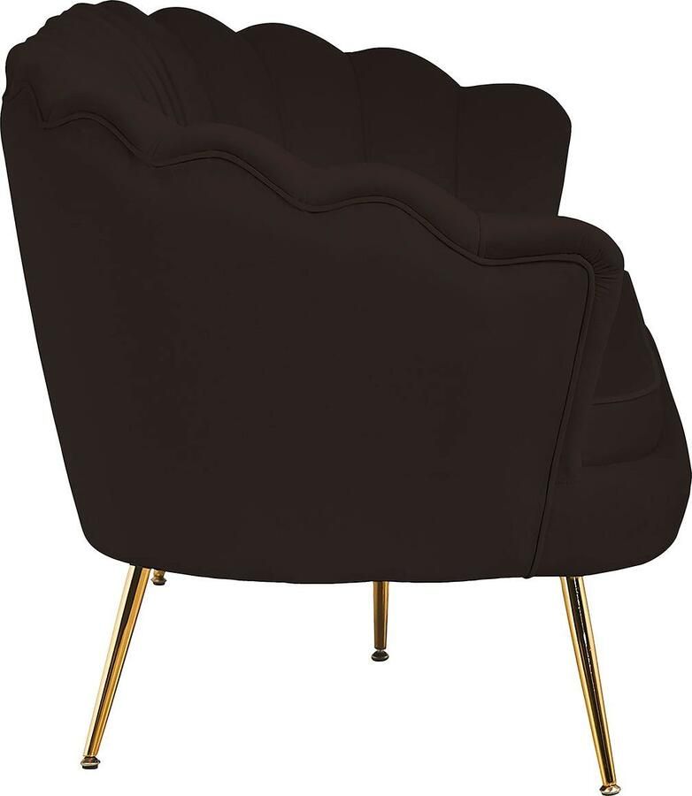 SalesFever 3-zitsbank Clam Comfortabele bank Extravagant schelpdesign: 180 cm breedte