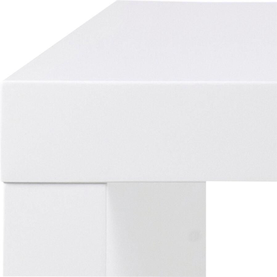 SalesFever Bartafel Hoge tafel in elegante stijl Edel dwarsbalk in chroomoptiek van roestvrij staal