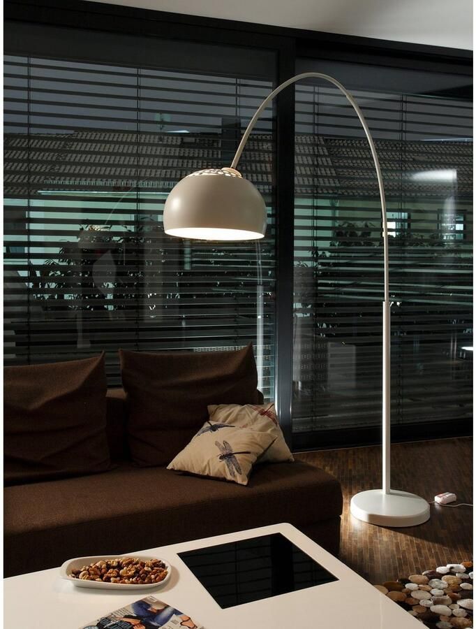 SalesFever Booglamp Frieso Dimschakelaar echte marmeren voet (1 stuk)