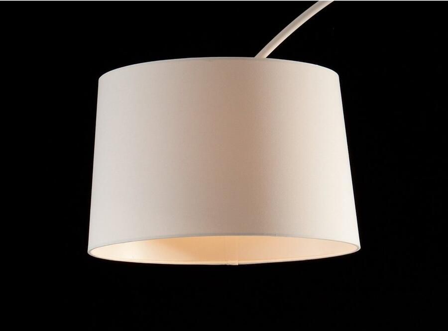 SalesFever Booglamp Valdis met dimschakelaar echte marmeren voet (1 stuk)