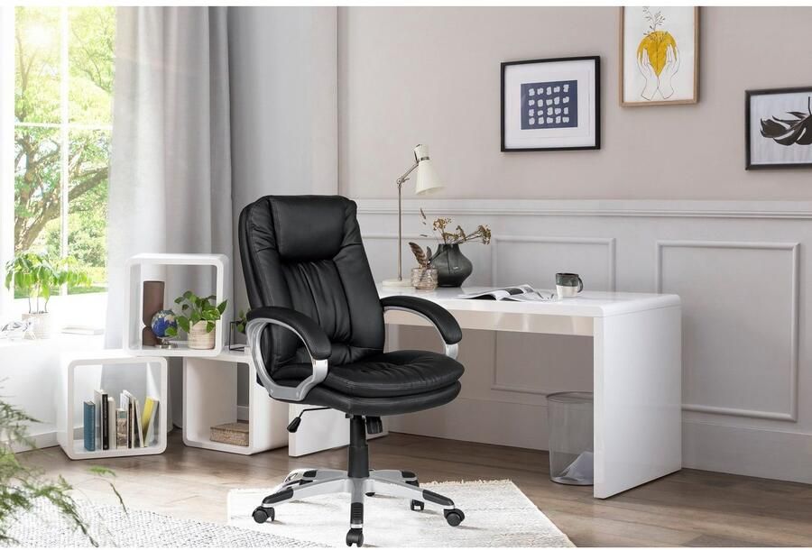 SalesFever Bureaustoel Ergonomische Bureaustoel Comfortabele draaistoel voor efficiënte managementstijl