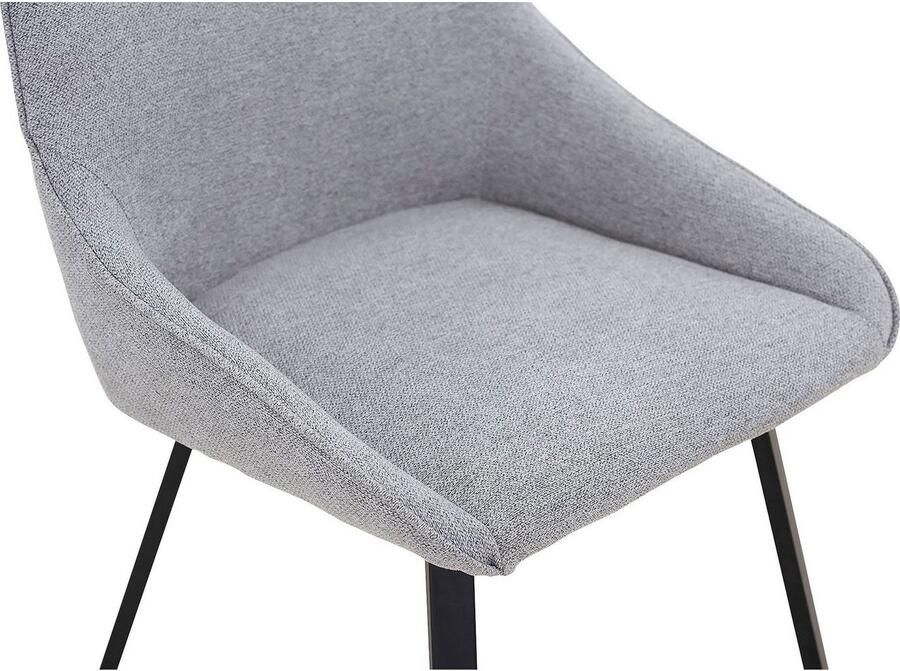 SalesFever Eetkamerstoel Stijlvol H 87 cm B 51 cm D 47 cm (set 2 stuks)