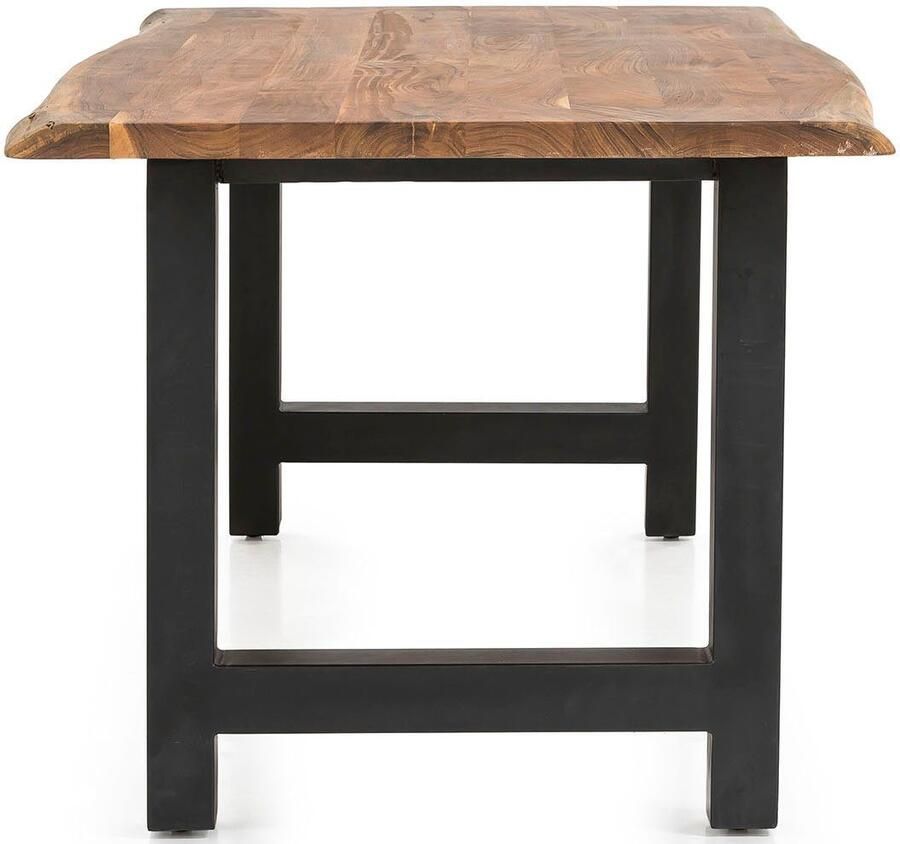 SalesFever Eettafel Minimalistische tafel Geolied en dubbel gewaxed massief hout