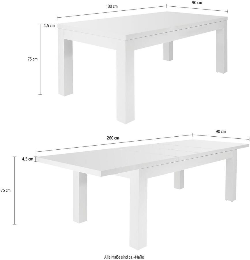 SalesFever Eettafel Odense Design tafel voor stijlvolle maaltijden