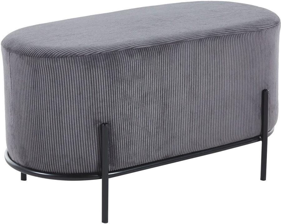 Artistiq Living Artistiq Poef Nimisha 80 x 40cm grijs