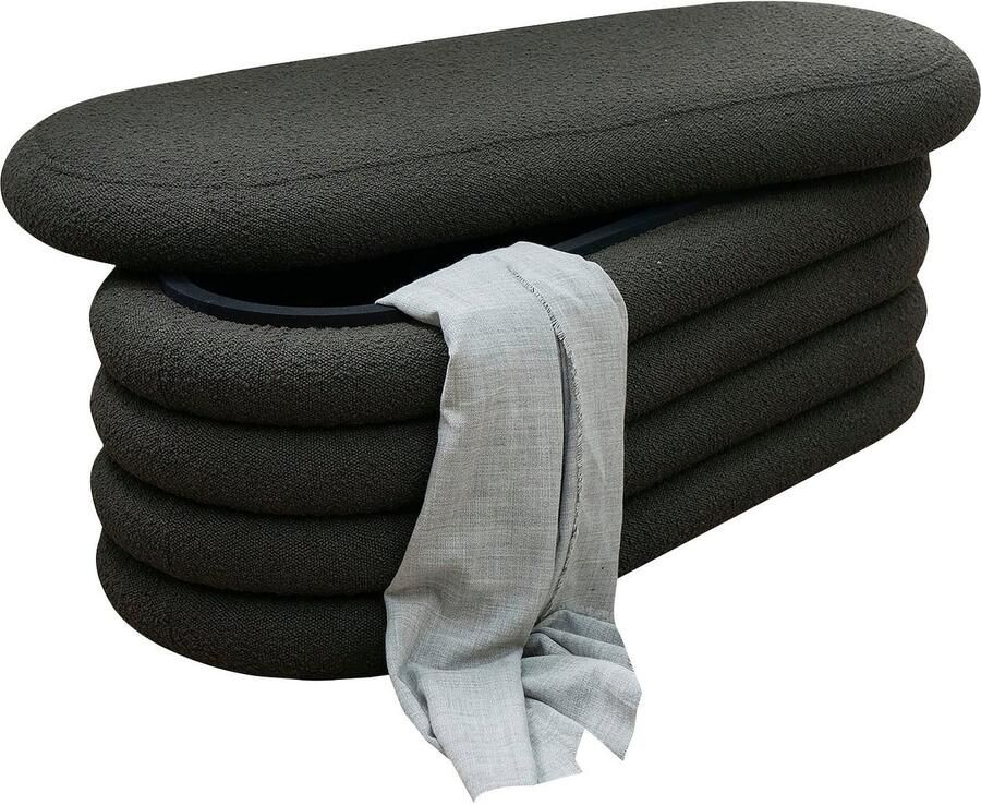 SalesFever Hocker Comfortabele kruk met stijl Praktische opbergruimte in aantrekkelijk design