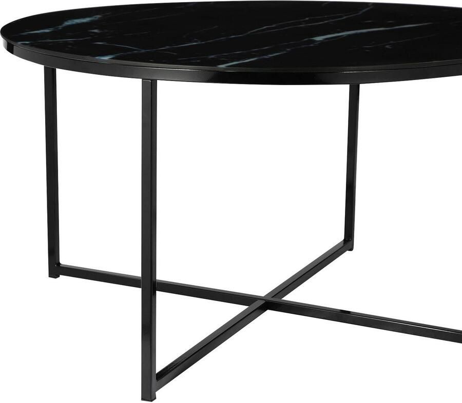 SalesFever Salontafel Caorle salontafel in elegante stijl Elegant design met marmerlook-tafelblad