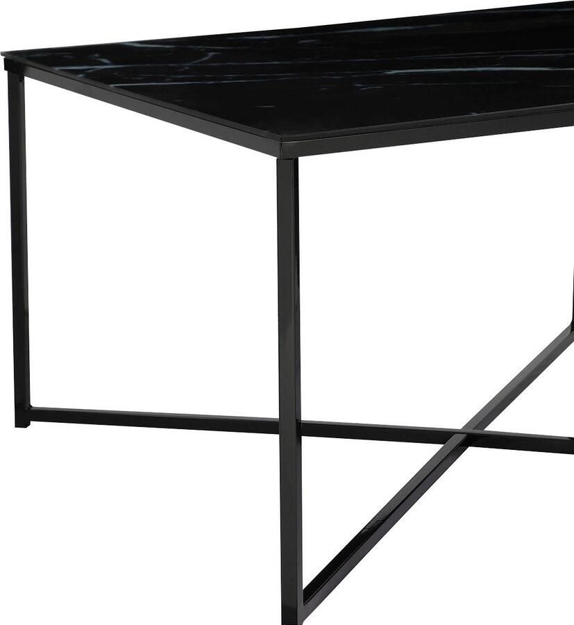 SalesFever Salontafel Caorle salontafel in elegante stijl Elegantie ontmoet functie: tafelblad in marmeroptiek