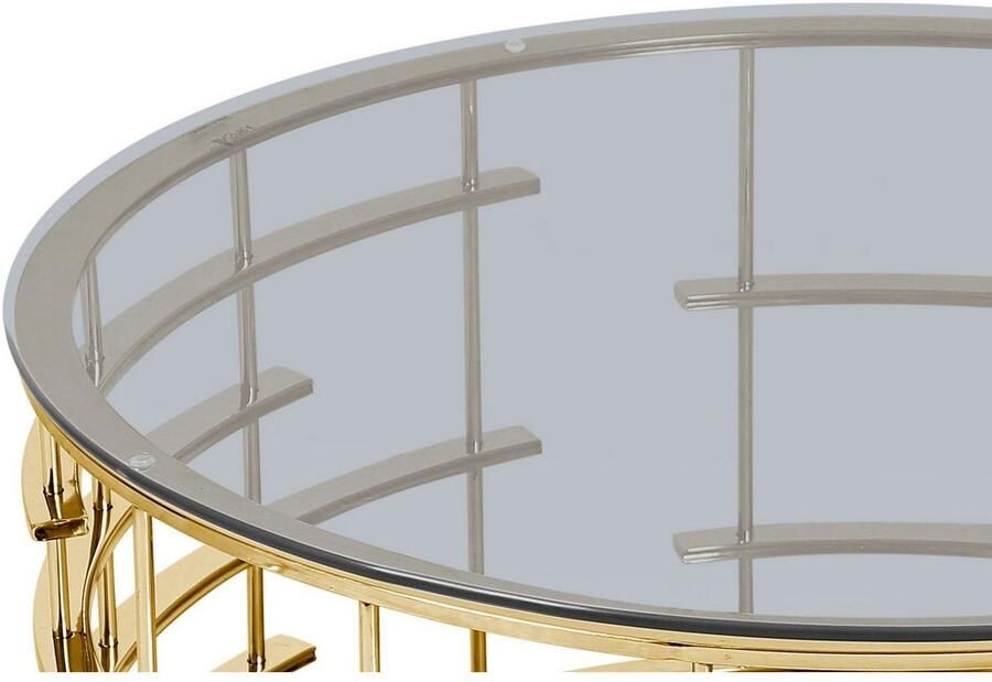 SalesFever Salontafel Stijl en functionaliteit Frame gemaakt van roestvrij edelstaal