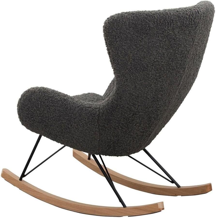 SalesFever Schommelstoel Ontspannende schommelstoel In charmant teddybontdesign