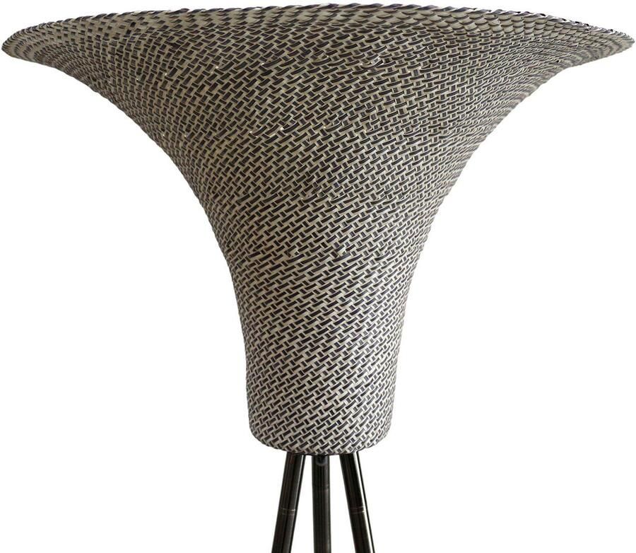 SalesFever Staande lamp Alec met kleurverloop in de lampenkap (1 stuk)