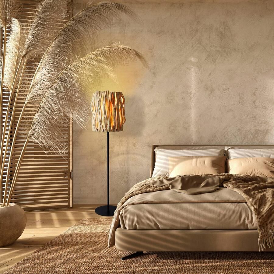 SalesFever Staande lamp Walt handgemaakt in fakkellook (1 stuk)