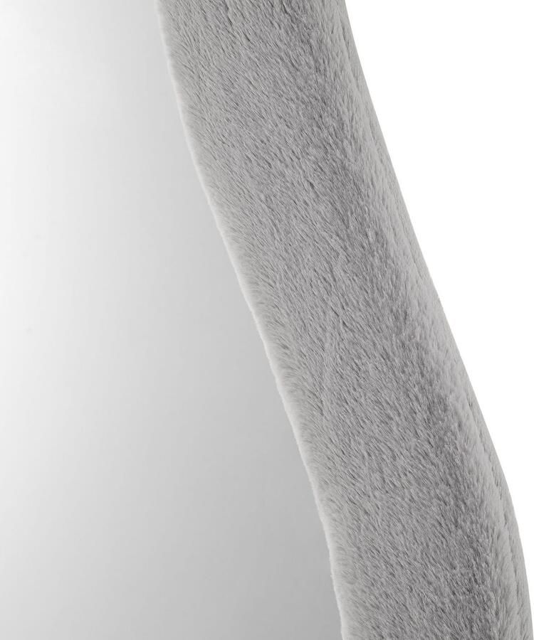 SalesFever Staande spiegel Bristol spiegel 160 cm hoogte Golfvormig kunstbont-frame 170cm (1 stuk)