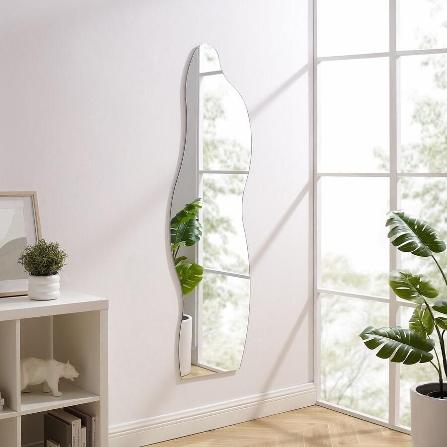 Artistiq Living Artistiq Organische Spiegel Eluterio randloos 160 x 50cm Zilver Passpiegel