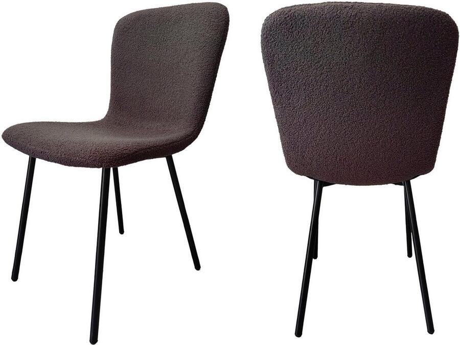 SalesFever Stoel met 4 poten Eetkamerstoel stijlvolle set Ergonomische 4-delige set voor optimaal zitcomfort (set 4 stuks)