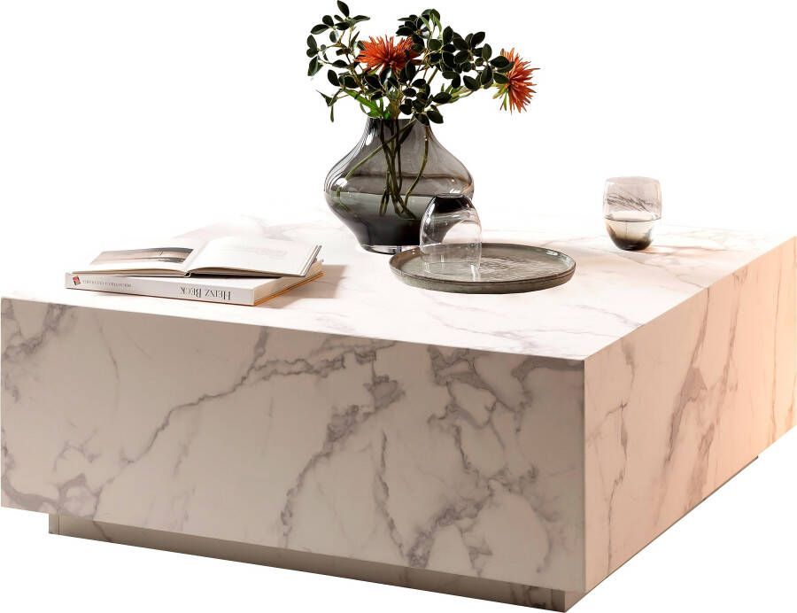 Artistiq Living Artistiq Salontafel Marlenne Marmerlook 90 x 90cm Vierkant