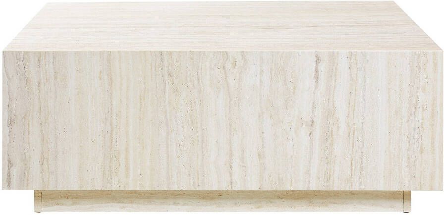 Artistiq Living Artistiq Salontafel Helder Travertinlook 90 x 90cm Beige