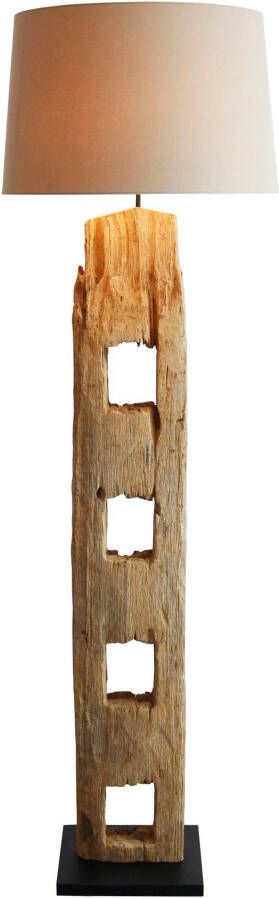 SalesFever Staande lamp Wynton handgemaakt met uitsparingen (1 stuk)