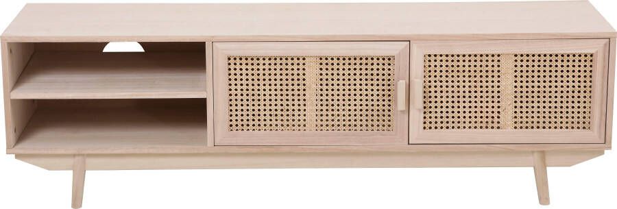 SalesFever Tv-meubel Vejle Chic & Stijlvol: De TV-commode Edele rotan commode met Weens vlechtwerk-design