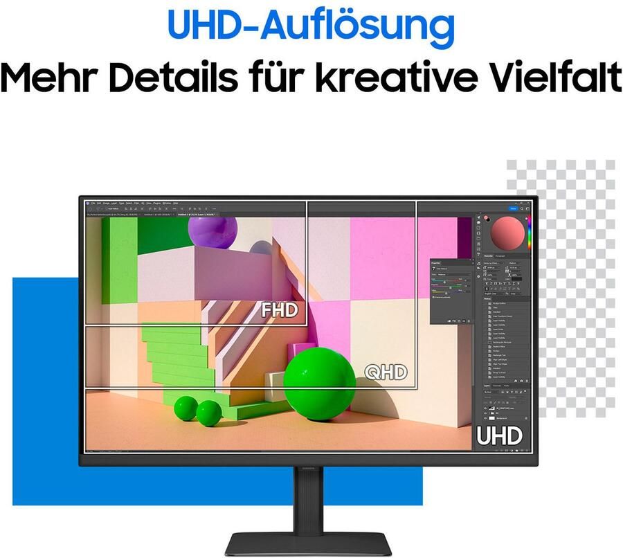 Samsung ViewFinity S8 LS27D800UAUXEN | 27'Monitoren | 8806095541945 - Foto 2