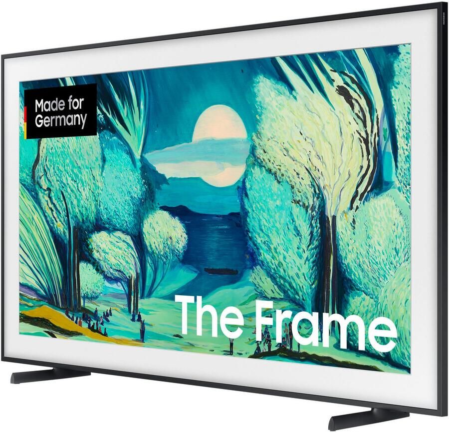 Samsung QLED-TV GQ65LS03FAU QLED-televisie 163 cm 65" 4K Ultra HD Smart TV The Frame matte display kunstmodus verwisselbare frames Dolby Atmos