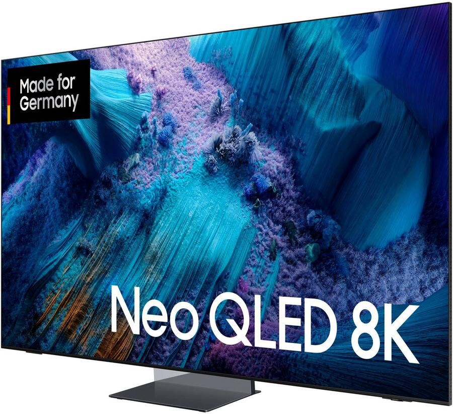 Samsung QLED-TV GQ85QN990FT QLED Mini LED-televisie 214 cm 85" 8K (Ultra HD) Smart TV 8k ai upscaling pro & glare free draadloze one connect box art store