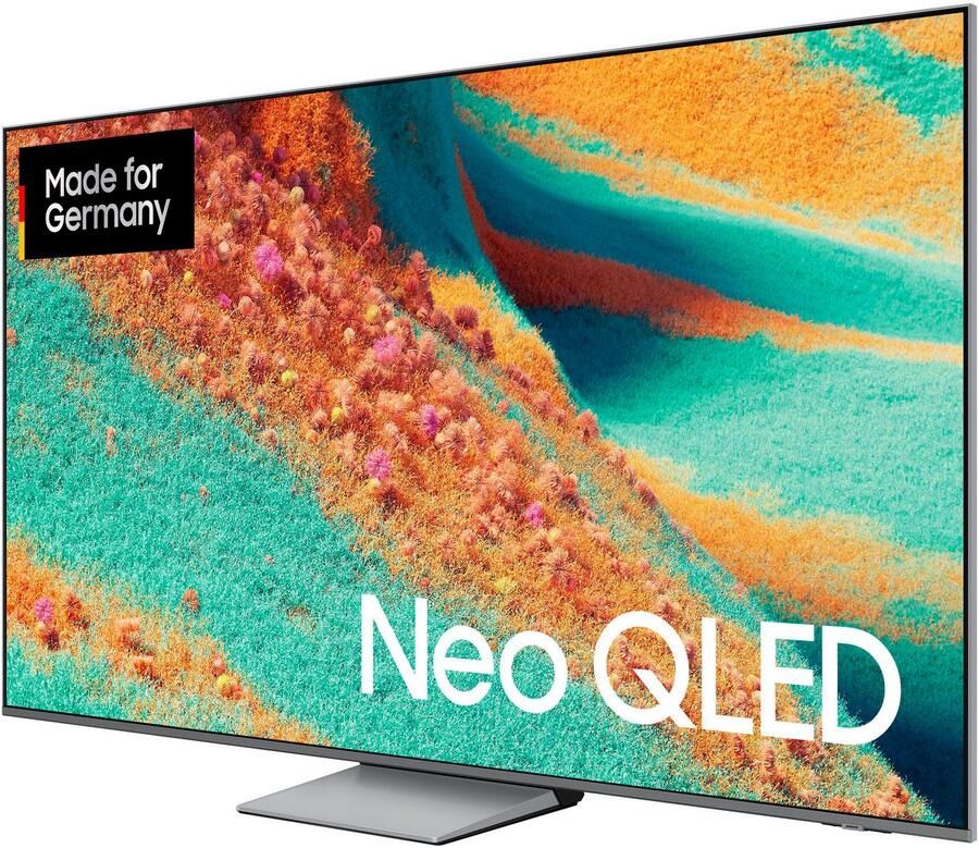 Samsung QLED-TV GQ85QN85FAU QLED Mini LED-televisie 214 cm 85" 4K Ultra HD Smart TV NQ HDR+ 4K AI Upscaling Dolby Atmos & AI Sound Gaming tot 144Hz