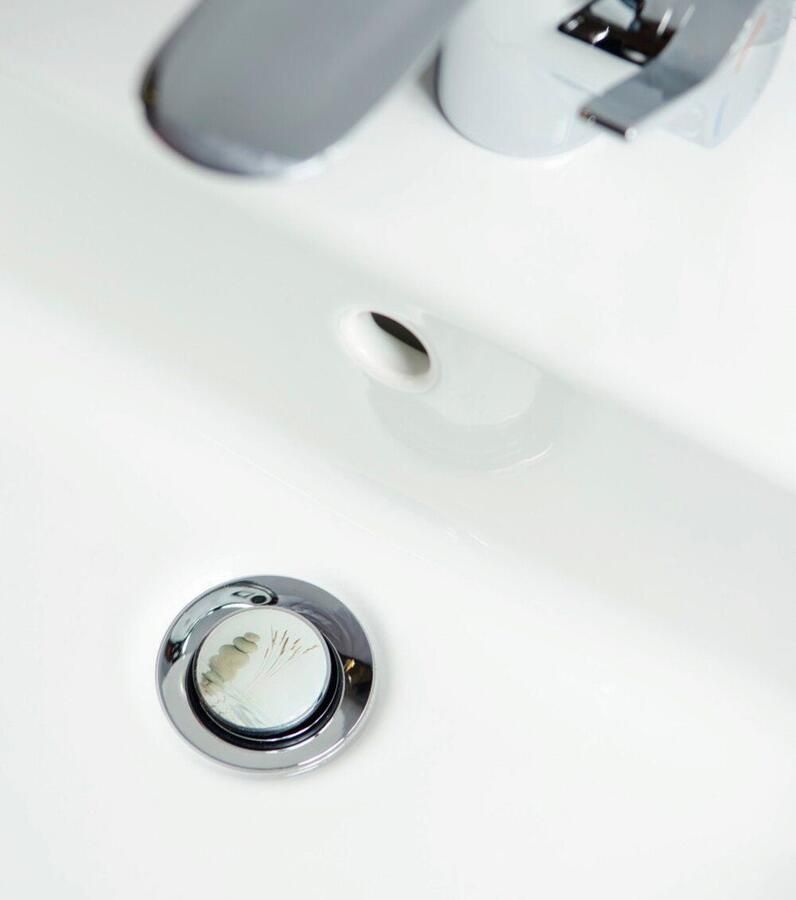 Sanilo Set badkameraccessoires Balance bestaand uit toiletzitting badmat en wastafelplug (complete set 3-delig)