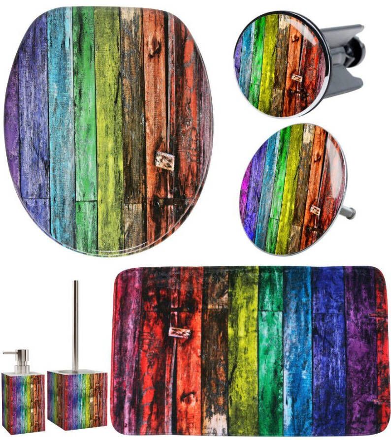 Sanilo Set badkameraccessoires Rainbow (complete set 6-delig)